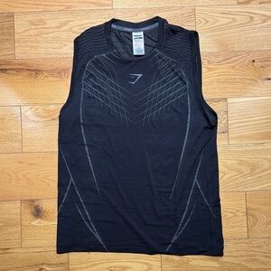 Gymshark Men's Black Tank Top